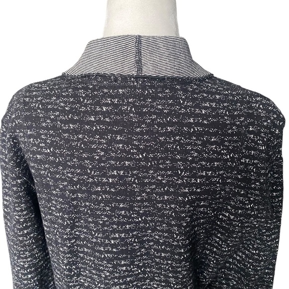 Tribal Open Front Black and White Cardigan PS - Picture 9 of 16